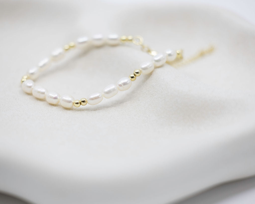 Sophie Bracelet - 18K Gold & Pearl