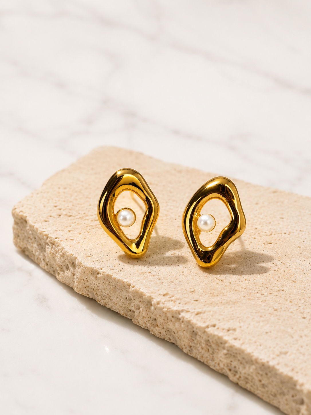 Melba Earrings - 18K Gold