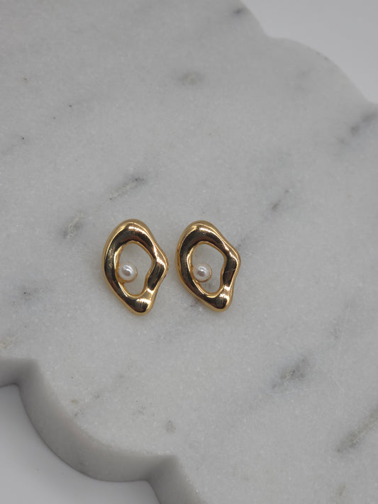 Melba Earrings - 18K Gold