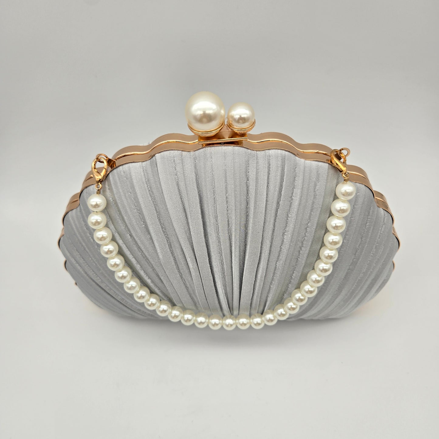 Shell Clutch - Silver