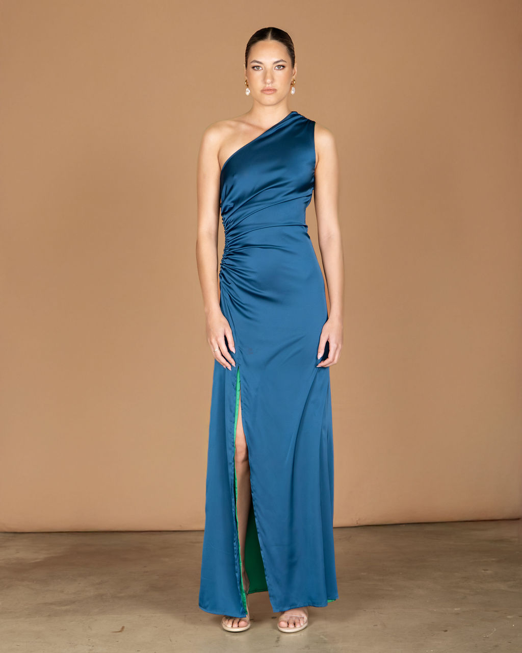 blue turquoise aqua dress