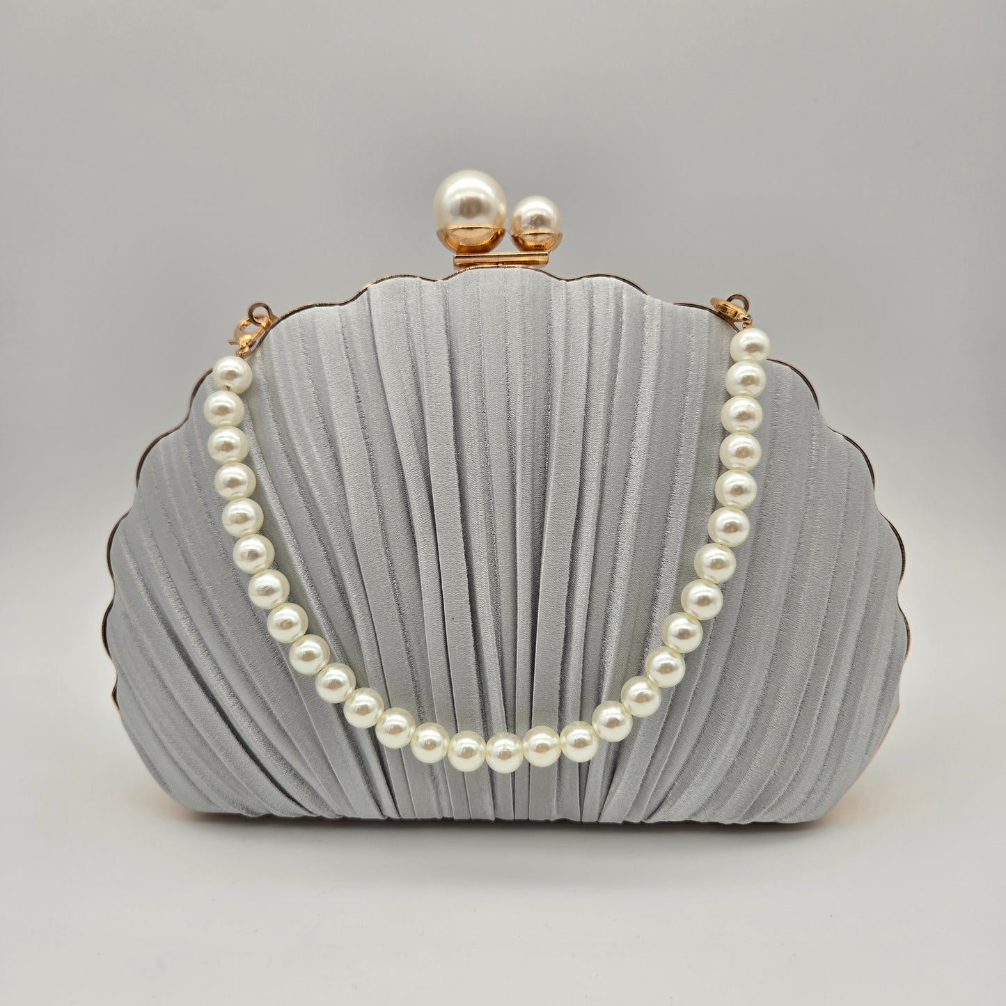 Shell Clutch - Silver
