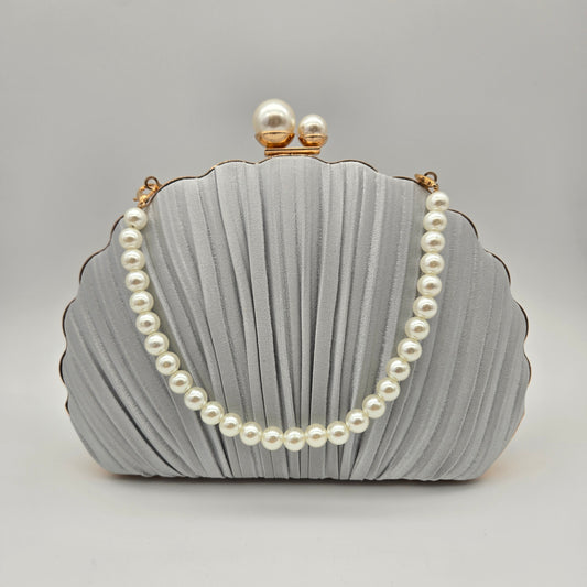 Shell Clutch - Silver