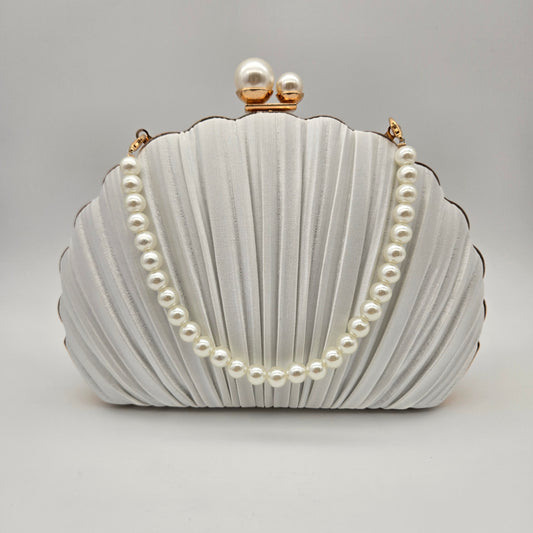 Shell Clutch - White